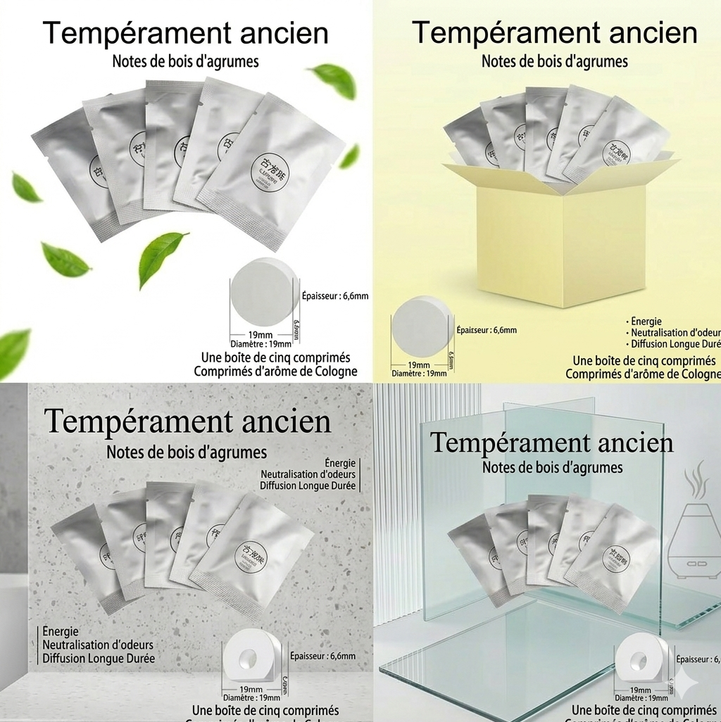 Pack recharge aromatique - Cologne notes d'agrumes
